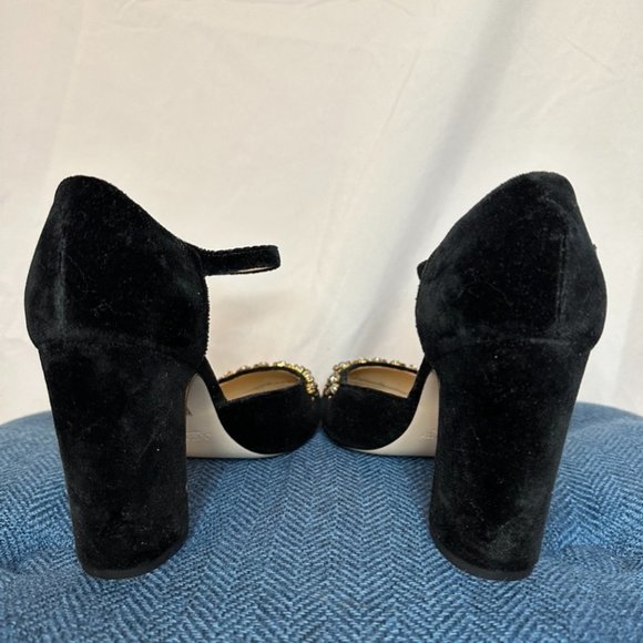 J.Crew Collection velvet heels - Picture 3 of 7